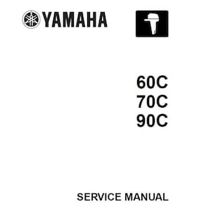 Manual de serviço para motores de popa Yamaha 2 tempos 60C, 70C e 90C. Nomes dos modelos: 60FETO, 60TR, 70BETO, 70TR, 90AETO e 90TR. Códigos dos modelos: 6H1, 6H2 e 6H3.