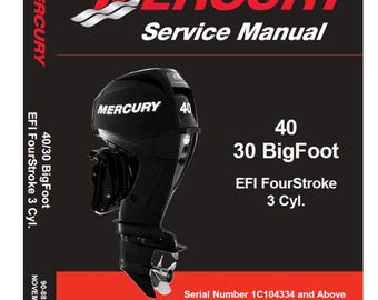 Mercury 4 stroke 30-40 EFI 2010 revision