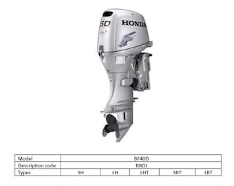 Manuale di servizio per motori fuoribordo Honda BF40D e BF50D - 2008 (solo in inglese)