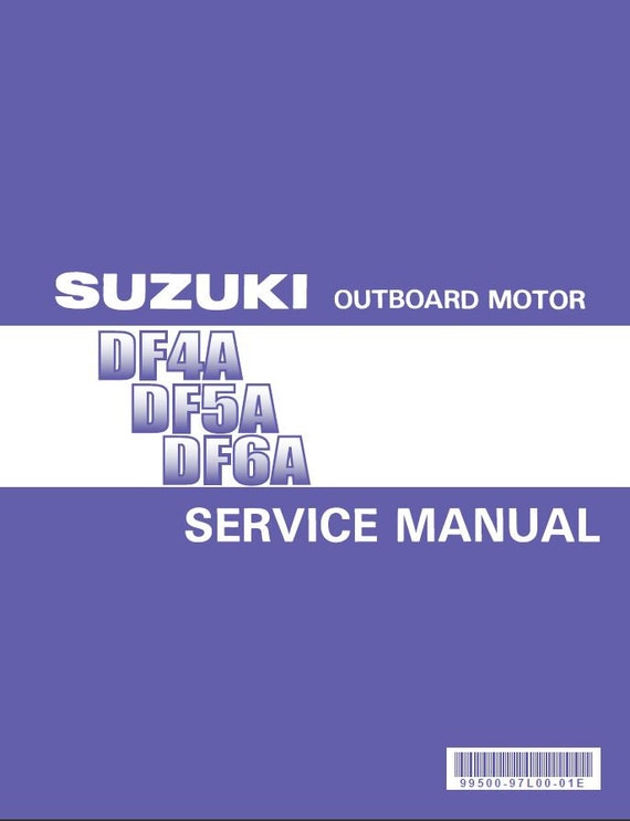 Suzuki 4 Stroke DF4A/5A/6A Outboard Engine Service, Repair