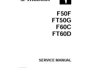 ヤマハ4ストロークF50F、FT50G、F60C、FT60D（モデルコード6C1、6C2、6C5、6C6）。船外機サービスマニュアル