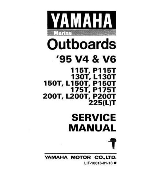 ヤマハ 2ストローク 115Hp-225Hp V4およびV6 船外機サービスマニュアル