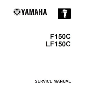Yahama F150C Außenbordmotor Service-Handbuch Modellcodes 63P & 64F 2004