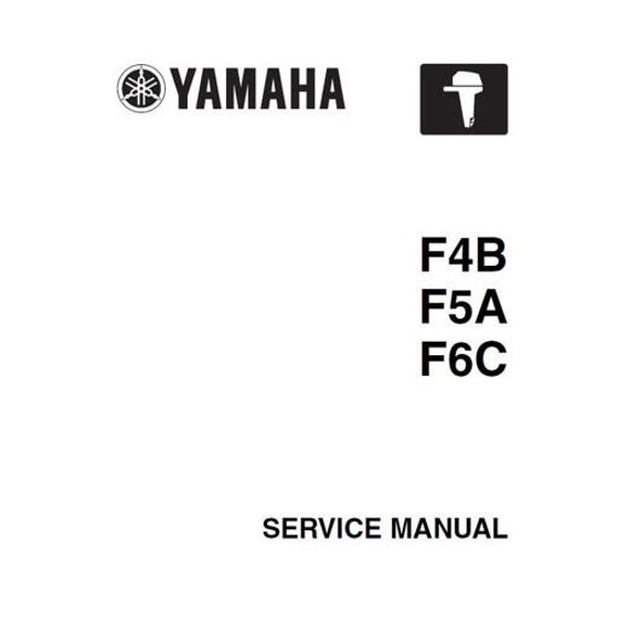 ヤマハ 4ストローク F4B-F5A-F6C モデルコード 6EC、6ED、6EE 船外機 