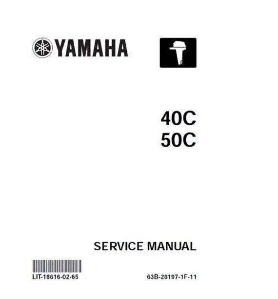 ヤマハ2ストローク40馬力（40C）および50馬力（50C）船外機サービス