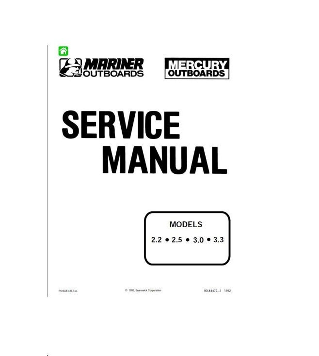 Manuel Atelier Clymer B737-2 - Moteur Hors-bord Evinrude/Johnson 85-300ch 2T 1995-2002