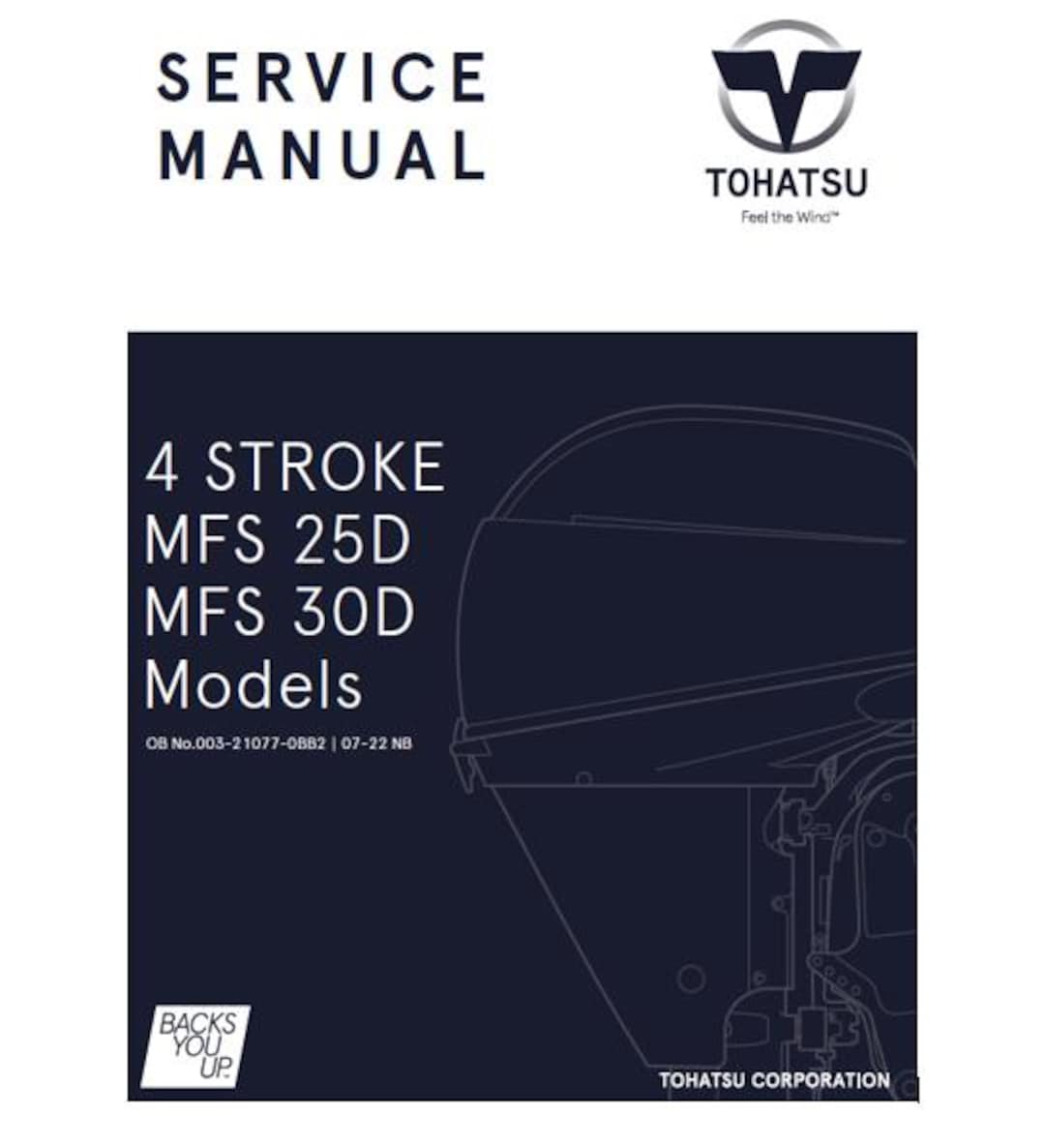 Tohatsu MFS 25D (25HP) MFS 30D (30HP) Outboard Engine 4 Stroke 3