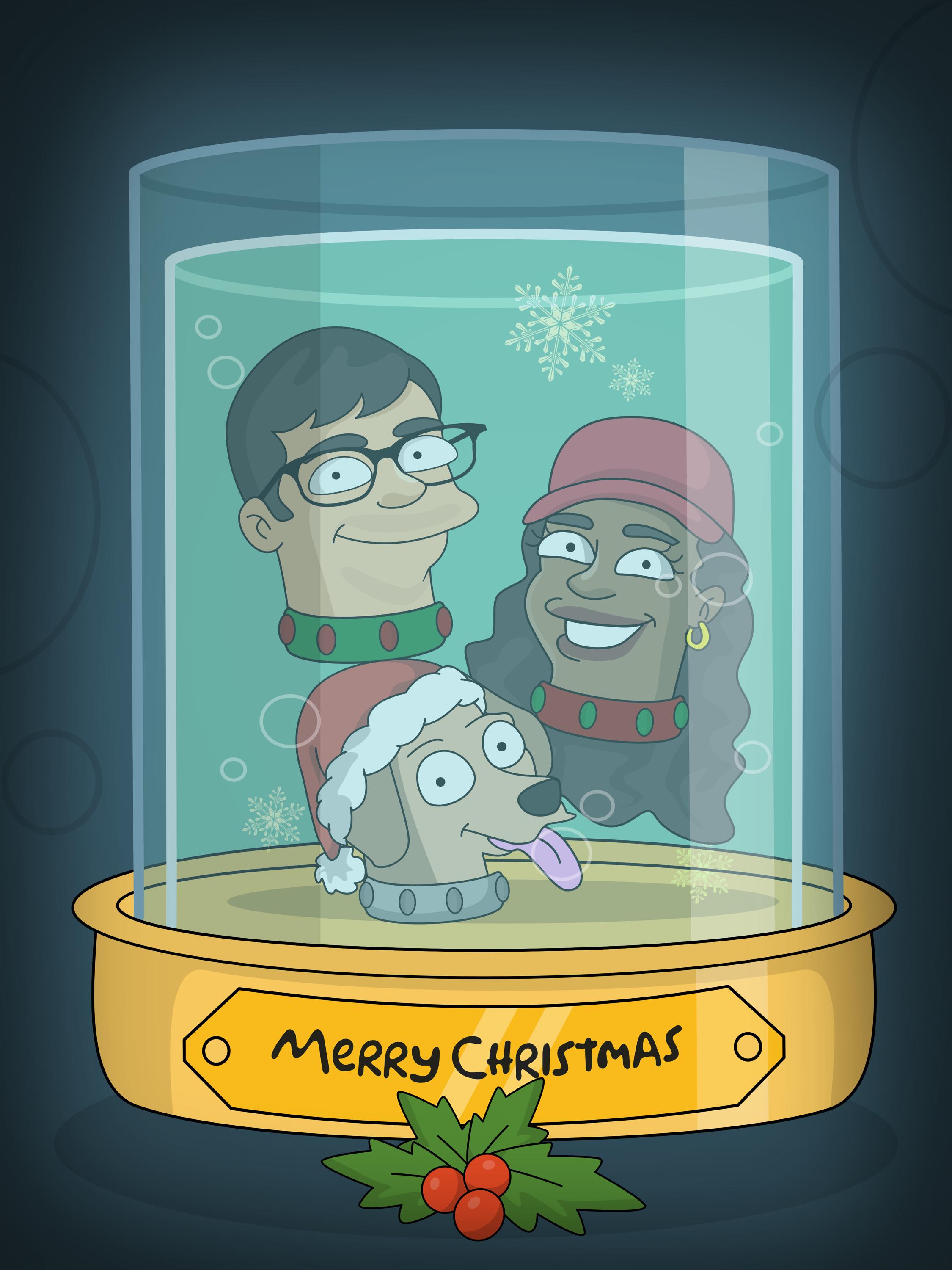 Futurama Santa - Etsy, image size:2250x3000