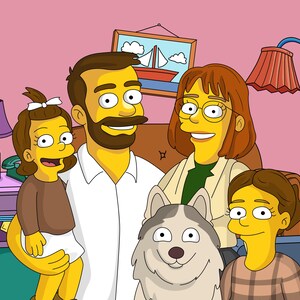Simpsonsportret, aangepast familieportret, grappige cartoon portret cadeau-ideeën, cadeau-ideeën paar, cadeau voor haar, cadeau voor hem