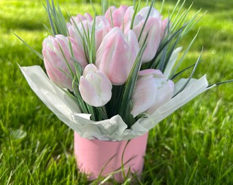 Сadeau d'anniversaire / Bouquet de fleurs en savon / Savon bouquet de fleurs /  Cadeau fête des mères / Savon fleur / Cadeaux de mariage