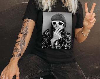 ヴィンテージグランジミュージックTシャツ：90年代レトロバンドTシャツ