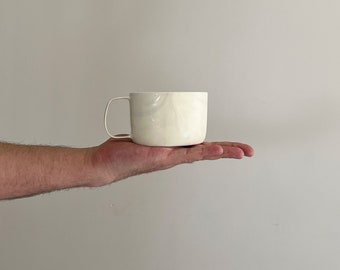 Taza de café hecha a mano, Taza de café de porcelana, Taza de cerámica, Taza de té hecha a mano, Taza de té de porcelana, Taza de café de gres, Tazas de café hechas a mano