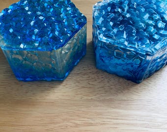 Hexagon-shaped storage pot