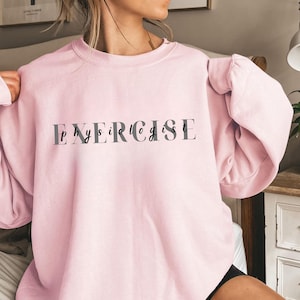 Übung Physiologe Crewneck Sweatshirt, Job Titel Geschenk, Minimalist, gesundheitswesen, medizinisch