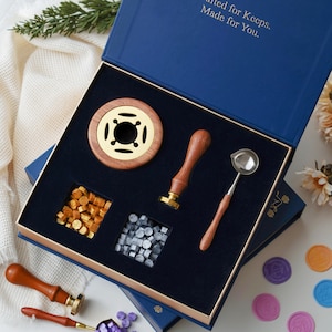 Custom Wax Seal Stamp, Gifts for Wedding Invitation for Christmas for New Year for Birthday for Family for Friends for Her for Him for Kids