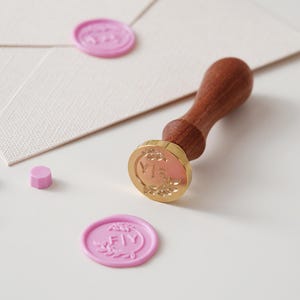 Custom Wax Seal Stamp Kit, Gift for Wedding for Valentine’s Day for Anniversary for Couple for Mom for Friends for Her for Him for Kids