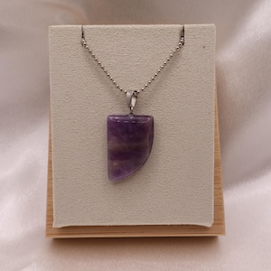 Amethyst Crystal Necklace, Raw Amethyst Necklace, Chakra Healing Necklace, February Birthstone Necklace, Gift for Her