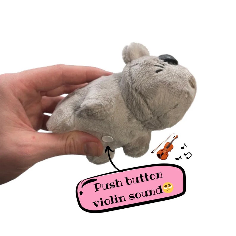 Sad hamster meme plush toy zdjęcie 7