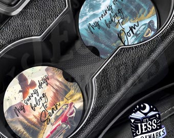 Ravenhood Car Coasters - Sean and Dom