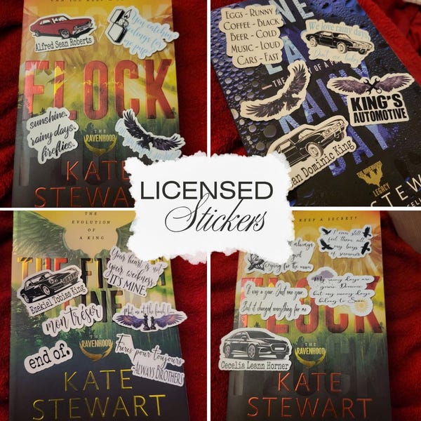 Flocked Stickers - Etsy