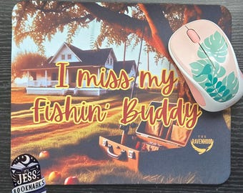 Ravenhood Mousepad - Severed Heart - Fishin' Buddy