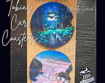 Ravenhood Car Coasters - Tobias & Beau, Officially Licensed
