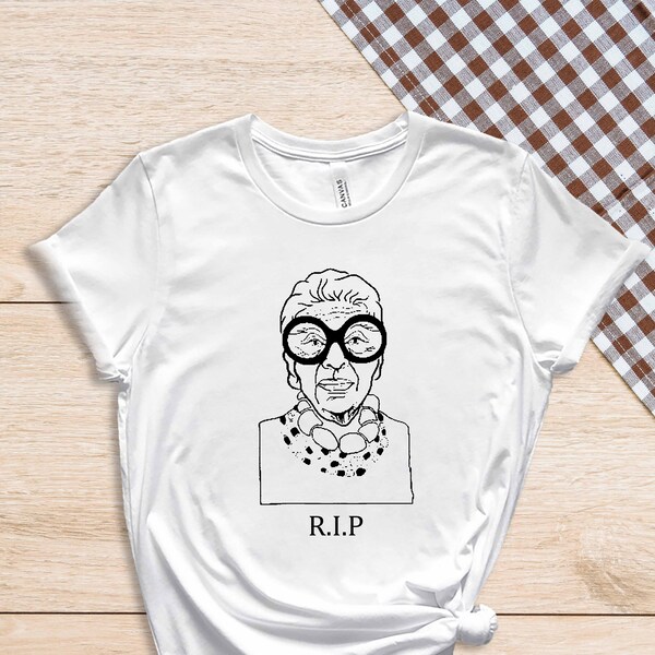 Iris Apfel, Iris Apfel Shirt, RIP Iris Apfel, Iris Apfel Fan Gift, Iris Apfel Rememberance