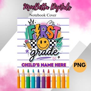 小学1年生用ノートカバーPNG
