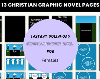 Roman graphique pour femmes | Livres de fiction chrétienne | Roman chrétien de science-fiction| Religions