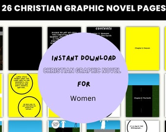Roman graphique pour femmes | Livres de fiction chrétienne | Roman chrétien de science-fiction| Religions