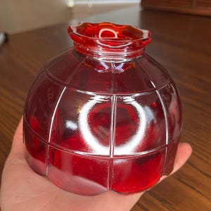 工芸品 Amberina Red amber Lamp Shade Fairy Lamp Amberina - Etsy