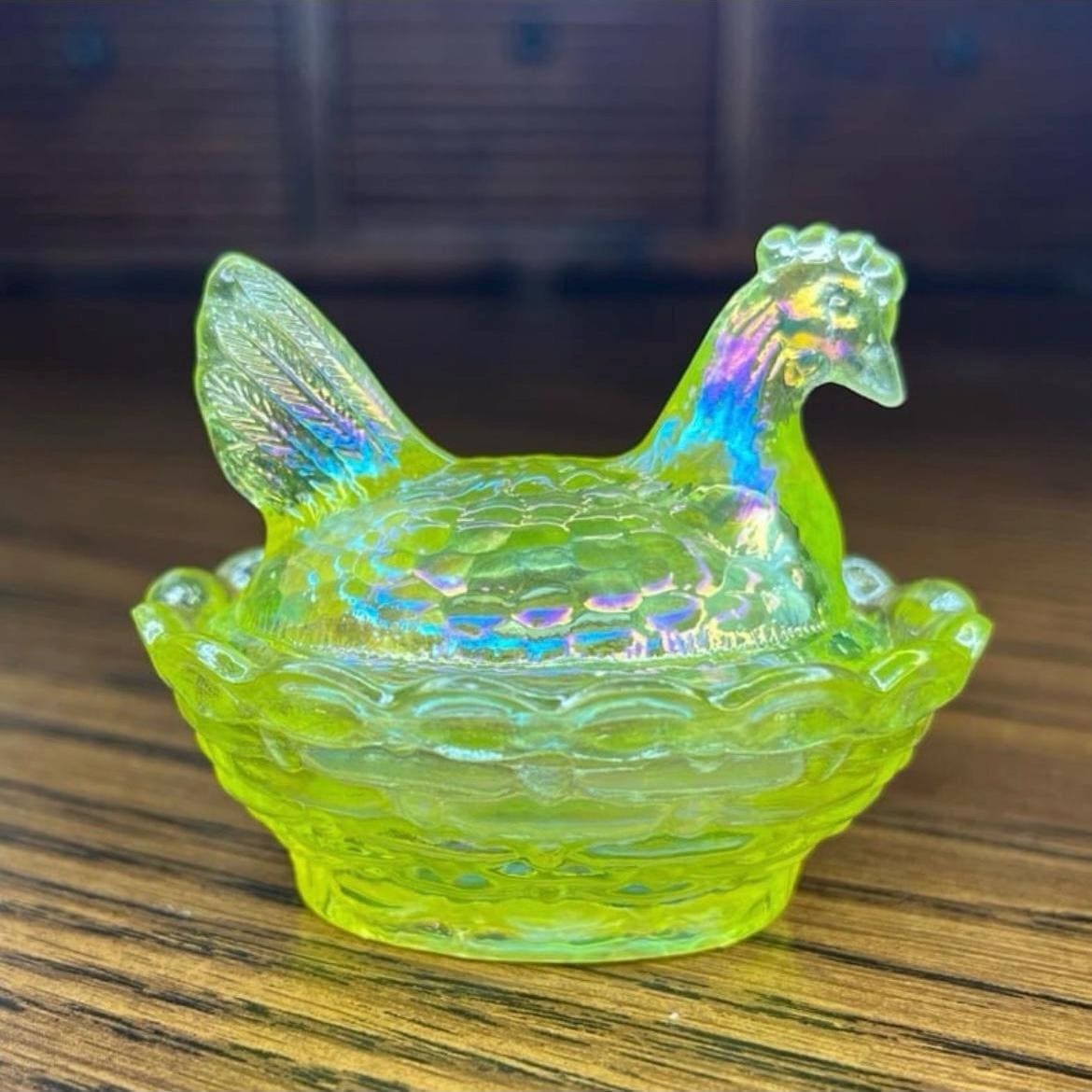 Boyd Glass #93 Hen on Nest - Etsy