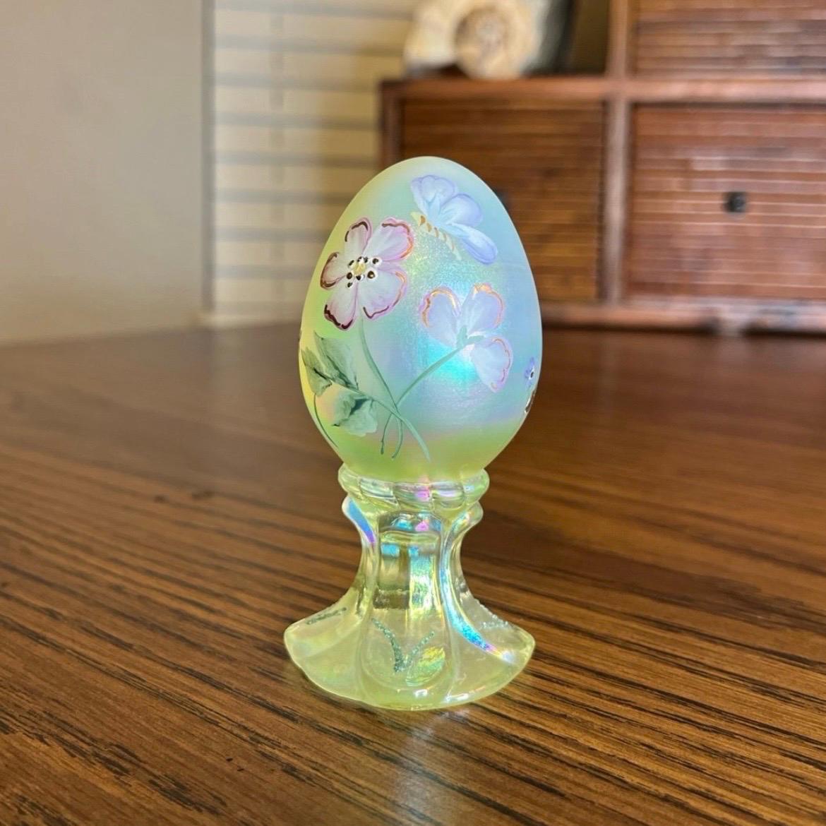 Fenton Butterfly Carnival Glass - Etsy