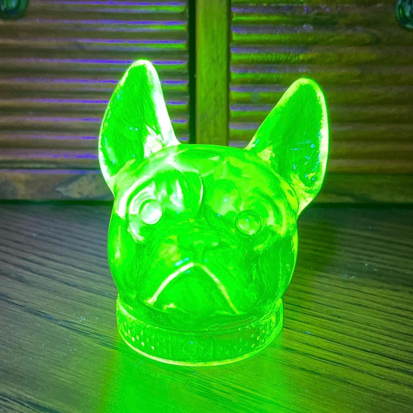 vintage dog ornament ❀ blue eye ワンちゃん
