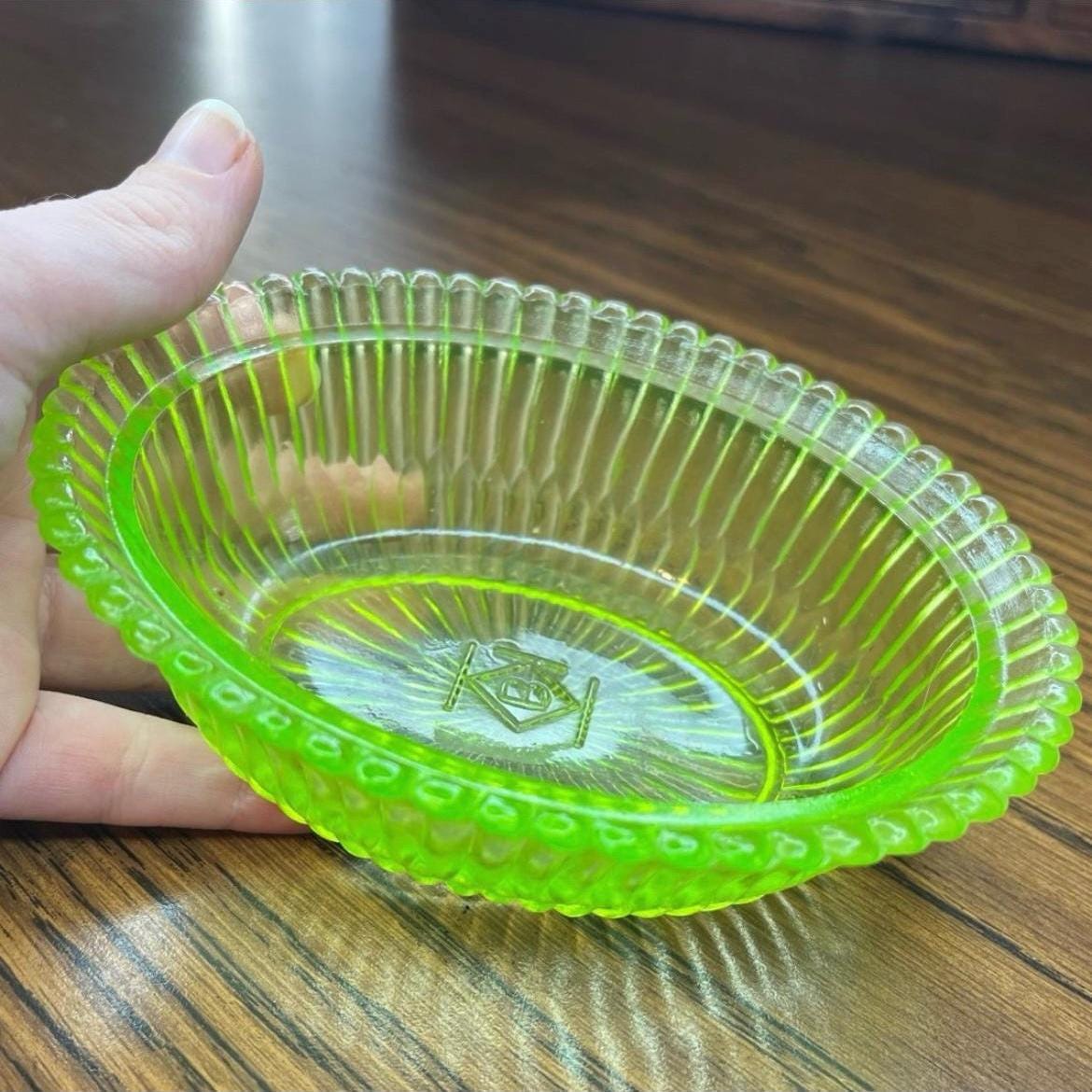 Boyd Vaseline Glass - Etsy