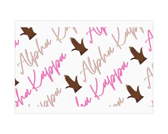 Pink Sorority Inspired Grosgrain Ribbon AKA Inspired Alpha Kappa Alpha ...