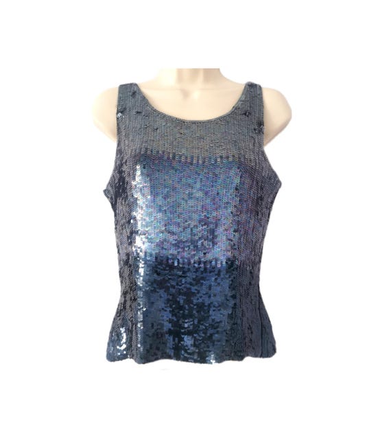 oasis black sequin top