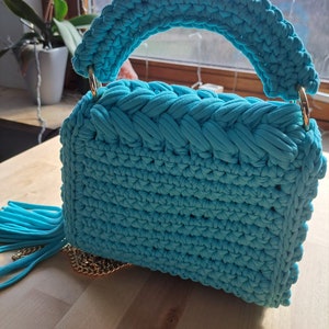 Häkeltasche, Handtasche für Damen, Handtasche Bild 3