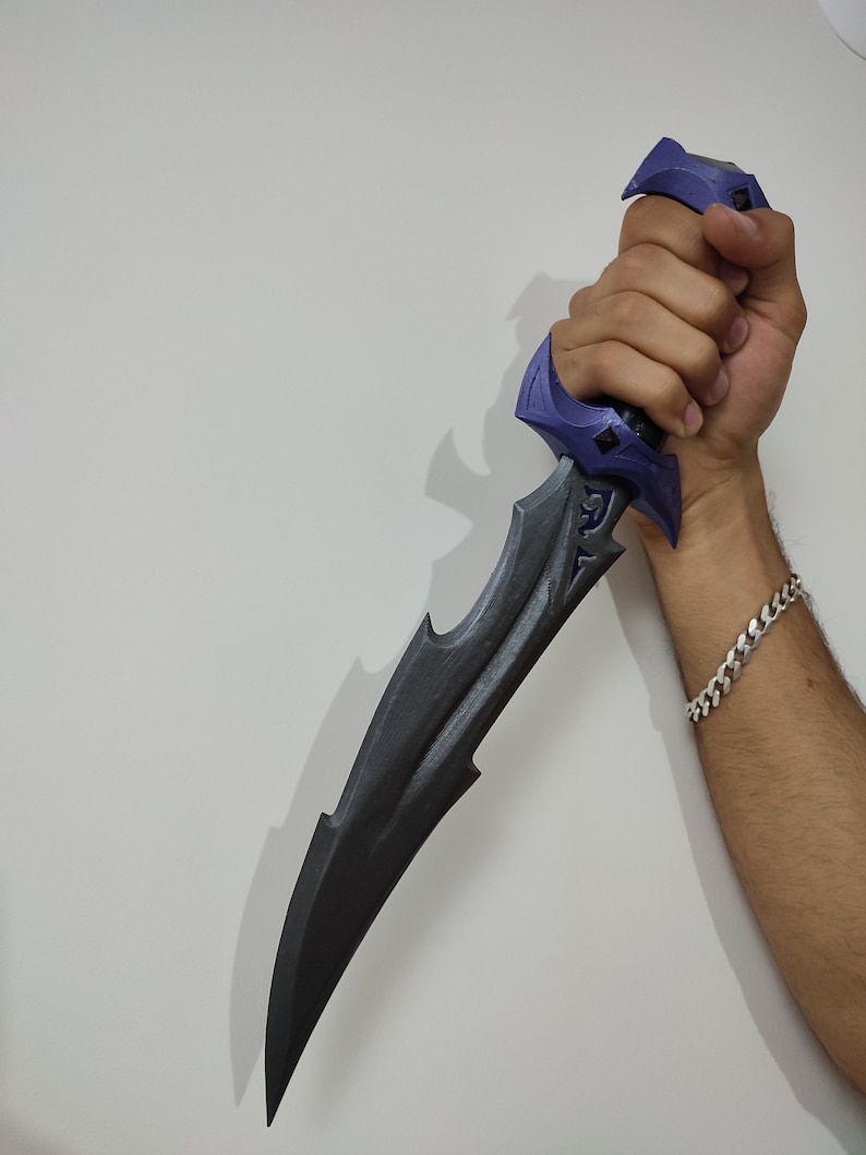 Valorant Reaver Knife/ 3D Printed / Valorant Game Cosplay / 1:1 Life ...