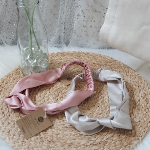 100% Pure Mulberry Silk Headband for girls, sisters, mothers