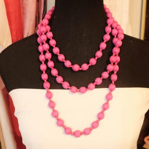 Handcrafted Mulberry Silk Necklace with Elegant Beadwork: A Timeless Statement Piece