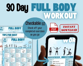 Programme d'entraînement complet du corps de 30 jours : guide de remise en forme à domicile (PDF)