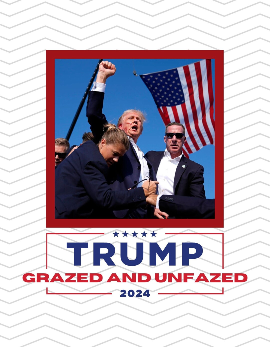 Trump Rally Shooting Shirt Digital download PNG , Trump T-shirt, Trump ...