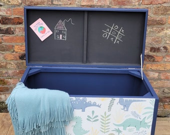 Toy Box, Play Box, Blanket Box, Chalkboard