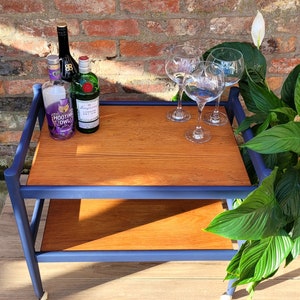 Drinks Trolley. MCM. Solid Wood