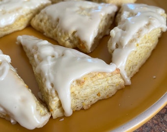 Orange Vanilla Mini Scones