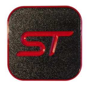 New * ST Logo Trailer Hitch Receiver Cover | 3D Printed for your 2020+ Explorer ST or 2020+ Edge ST 2in Receiver | Unique Design Accessory