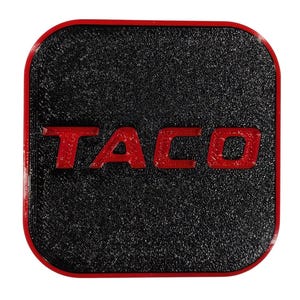New * Taco Hitch Cover for Trucks & SUVs | 3D Printed for your Tacoma Truck 2in Receiver | Unique Design Accessory
