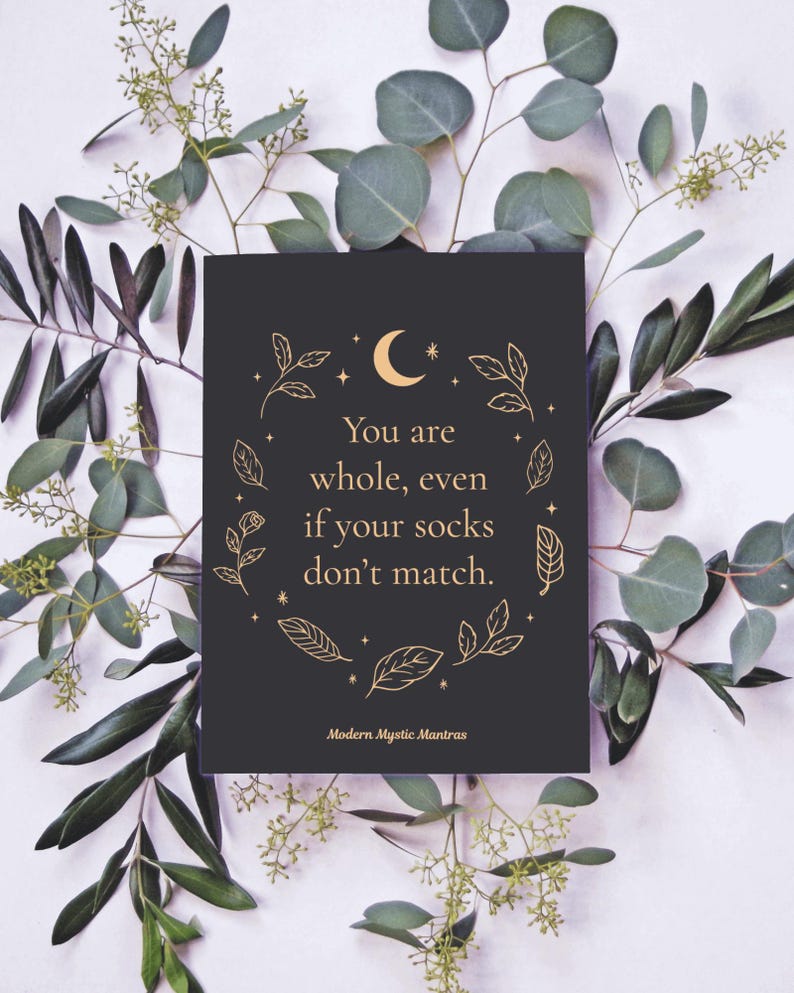 Modern Mystic Mantra Card Deck: Cheeky Spiritual Affirmations - Etsy