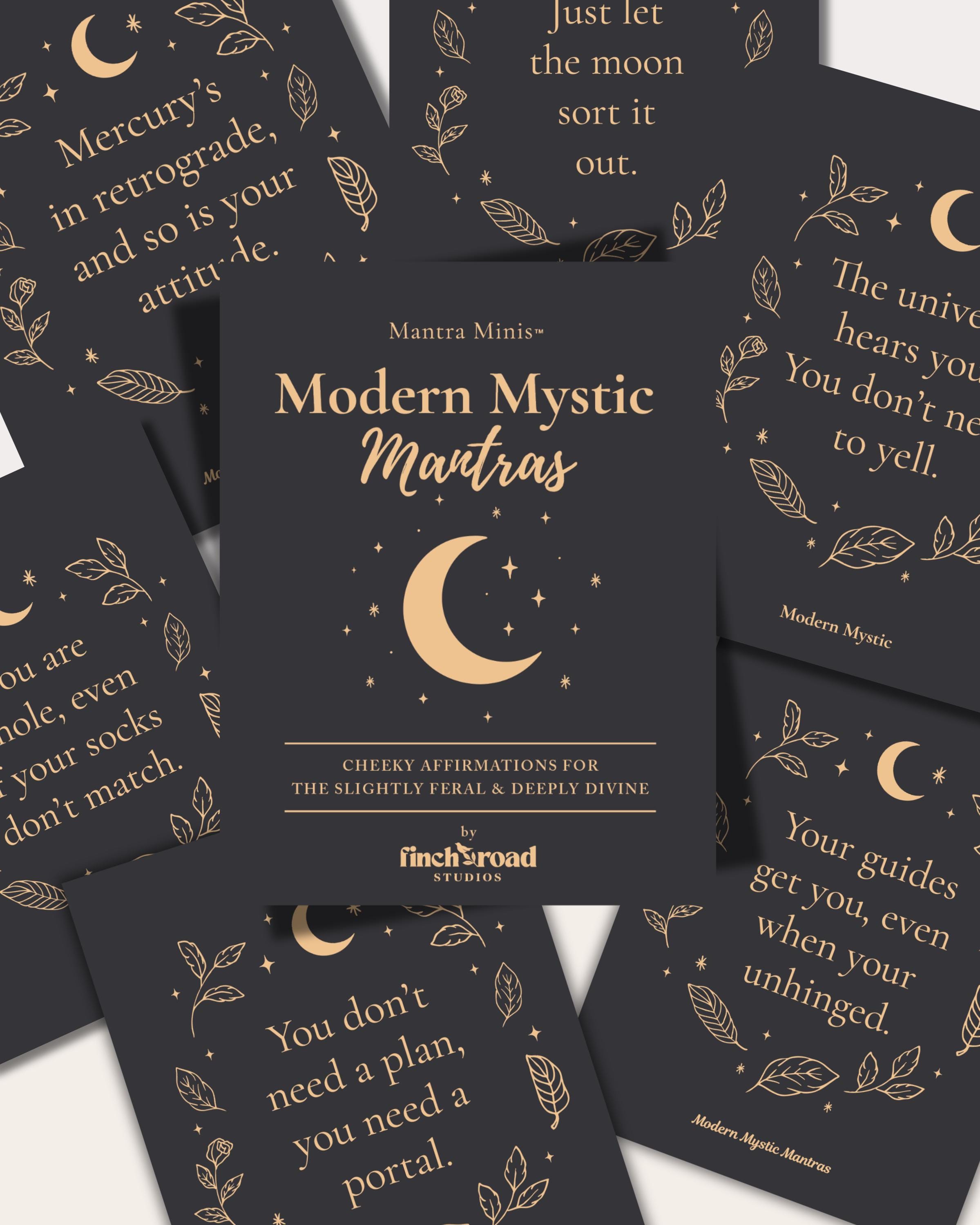 Modern Mystic Mantra Card Deck: Cheeky Spiritual Affirmations - Etsy